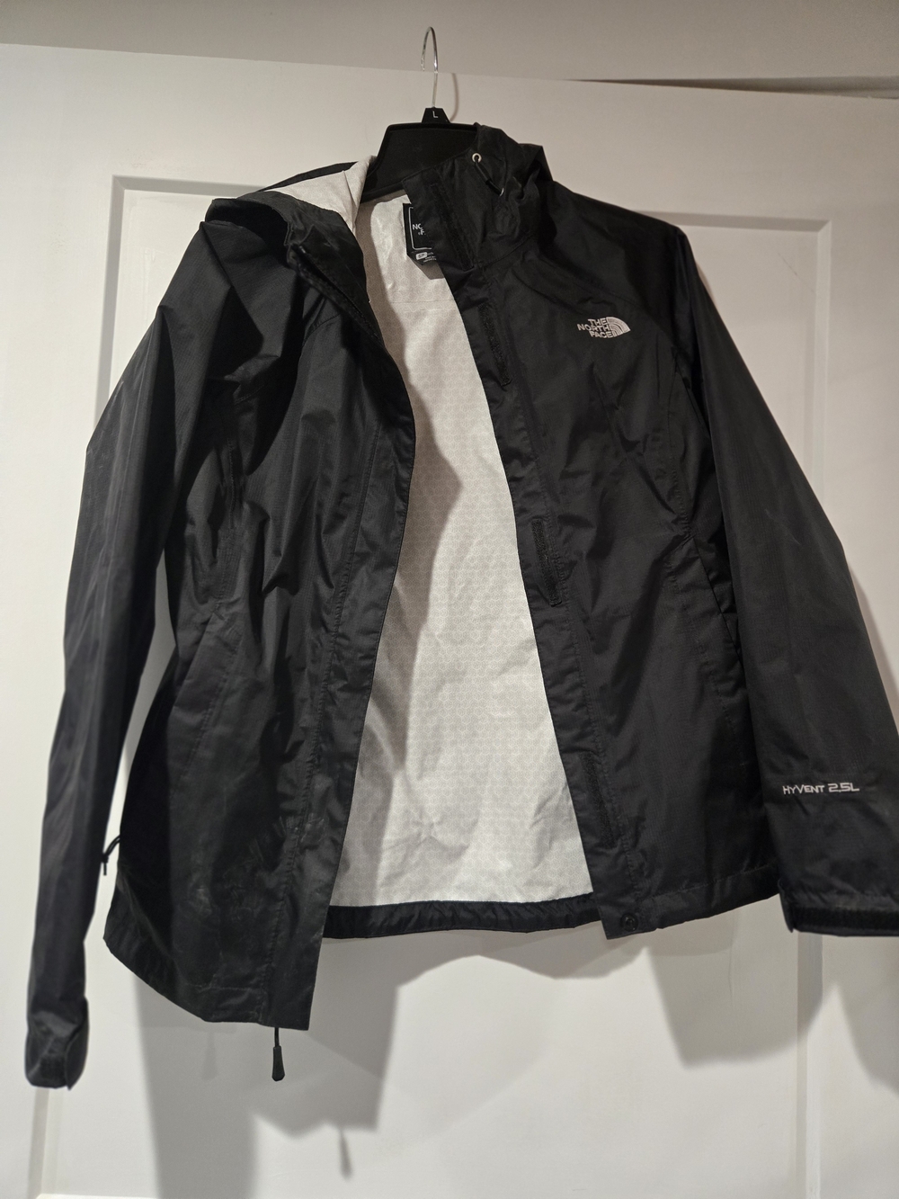 The North Face Women’s Black Waterproof Rain Jacket with Hood